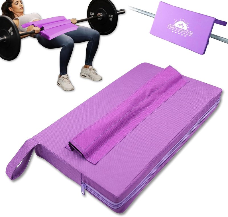 Lights Mountain Square Hip-Thrust Pad Protective Extra Thick Foam pad for Barbell Weightlifting Hip Thrusts and Glute Bridges Workouts Home Gym Equipment - Image 1